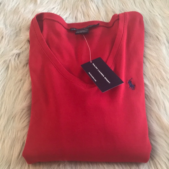 New Ralph Lauren Sport Women’s Long Sleeve Shirt - Picture 2 of 2